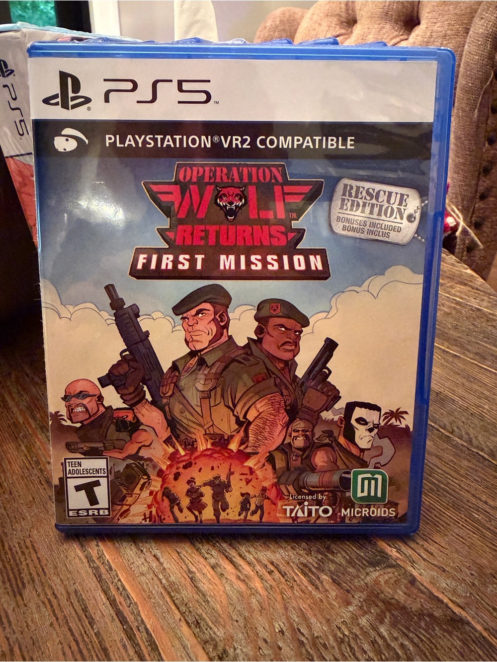 Sony PS5 Operation Wolf Returns: First Mission - Blue Case